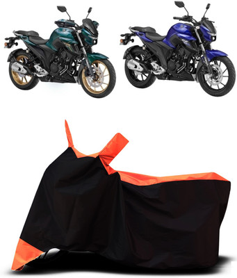 VESMEI Two Wheeler Cover for Yamaha(FZ-S Fi Version 3.0, Orange)