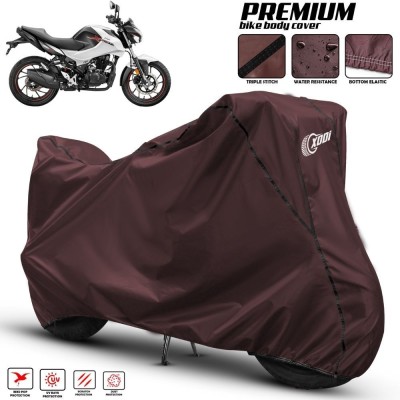 xodi Waterproof Two Wheeler Cover for Hero(Xtreme Sports, Maroon, Black)