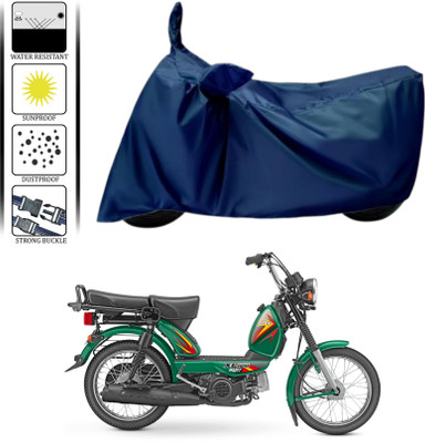 WMIZEXA Waterproof Two Wheeler Cover for TVS(XL 100 Heavy Duty, Blue)