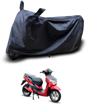AASHTIK MART Two Wheeler Cover for Hero(Electric Dash, Black)
