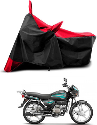 AASHTIK MART Two Wheeler Cover for Universal For Bike(Splendor PRO, Red, Black)