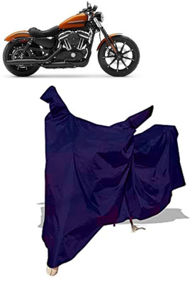 Amexride Two Wheeler Cover for Harley Davidson(Iron 883, Blue)