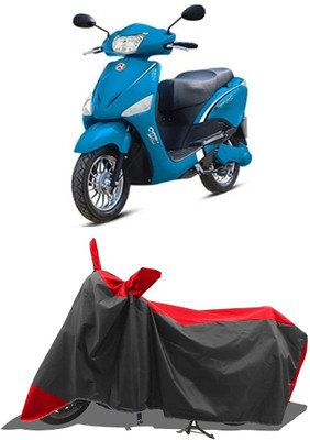 SPECTUS Two Wheeler Cover for Hero(Electric Optima BS6, Red)