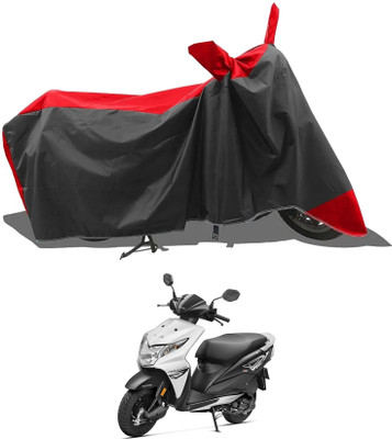 KEDIT Two Wheeler Cover for Honda(Red, Black)