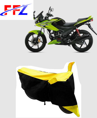 FFZ Waterproof Two Wheeler Cover for Honda(CBF Stunner, Black, Yellow)