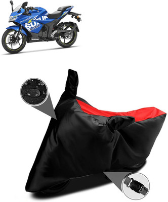 PAGORA Waterproof Two Wheeler Cover for Suzuki(Gixxer SF 150, Red)