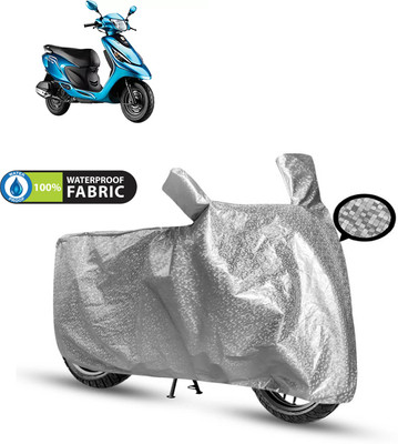 CODOKI Waterproof Two Wheeler Cover for TVS(Scooty Zest, Silver)