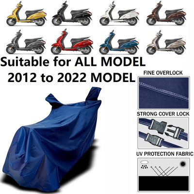 DeepShakshi AUTOMOTIVE Waterproof Two Wheeler Cover for Honda(Activa 6G, Blue)