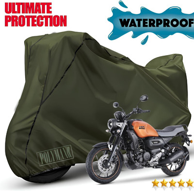 POLYMAXX Waterproof Two Wheeler Cover for Yamaha(FZ, Green, Black)