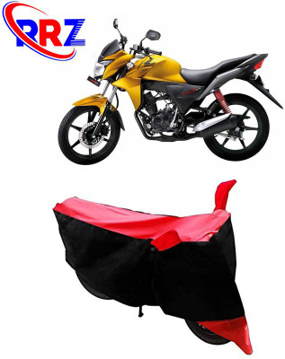RRZ Waterproof Two Wheeler Cover for Honda(CB Twister, Black, Red)