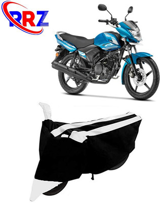 RRZ Waterproof Two Wheeler Cover for Yamaha(Saluto, Black, White)
