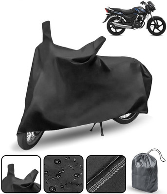 DeepShakshi AUTOMOTIVE Waterproof Two Wheeler Cover for TVS(Star, Black)