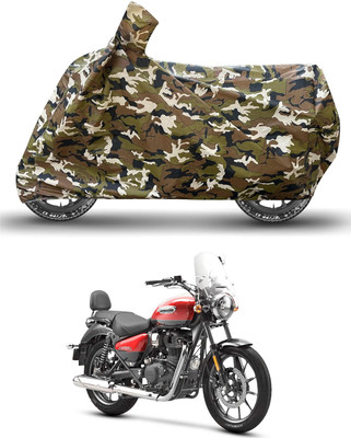 RABABLI Waterproof Two Wheeler Cover for Royal Enfield(Meteor 350, Multicolor)