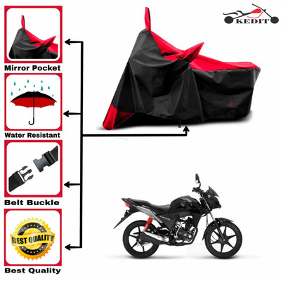 AASHTIK MART Two Wheeler Cover for Honda(CB Twister, Red, Black)