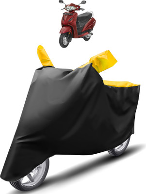 Caronix Two Wheeler Cover for Honda(Activa 4G, Yellow)