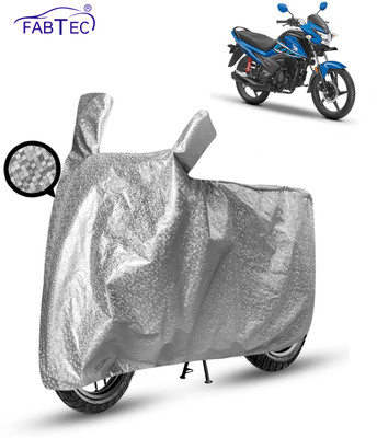 FABTEC Waterproof Two Wheeler Cover for Honda(Livo, Silver)