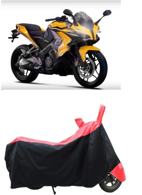 Coxtor Two Wheeler Cover for Bajaj(Pulsar SS400, Red)