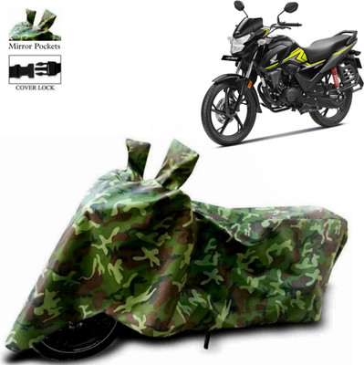 ma collections Waterproof Two Wheeler Cover for Honda(SP 125, Green)