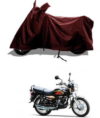 KEDIT Two Wheeler Cover for TVS(Max 4R, Maroon)
