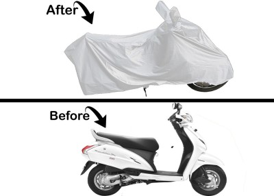 Archistylo Waterproof Two Wheeler Cover for Honda(Activa 6G, Silver)