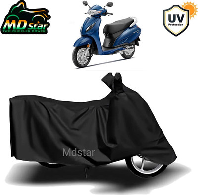 MWBB Waterproof Two Wheeler Cover for Honda(Activa 6G, Black)