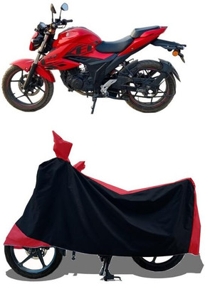 AASHTIK MART Two Wheeler Cover for Suzuki(Gixxer, Red)