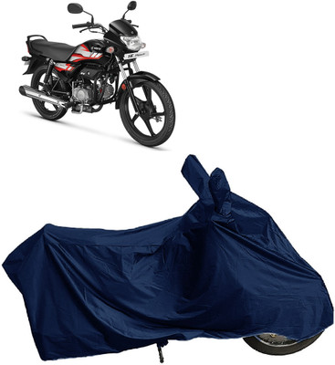 DIGGU Two Wheeler Cover for Hero(HF Deluxe BS6, Blue)