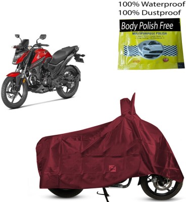 EGAL Waterproof Two Wheeler Cover for Honda(X-Blade, Maroon)