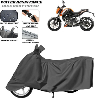SRP PRODUCT Waterproof Two Wheeler Cover for KTM(125 Duke, Grey)