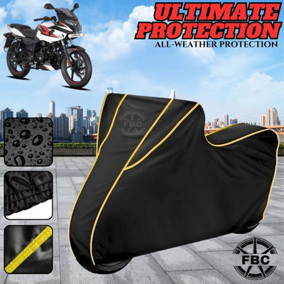AutoGalaxy Waterproof Two Wheeler Cover for Bajaj(Pulsar 220, Black)