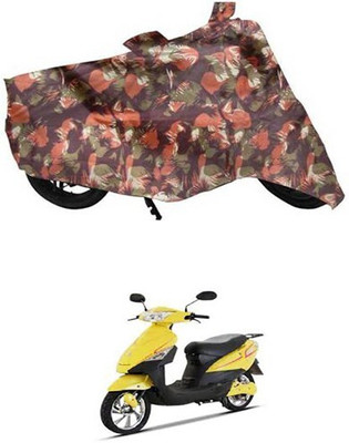 THE REAL ARV Waterproof Two Wheeler Cover for Lohia(Multicolor)