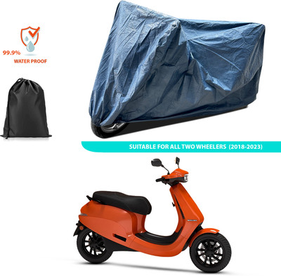 CODOKI Waterproof Two Wheeler Cover for Ola(Blue)