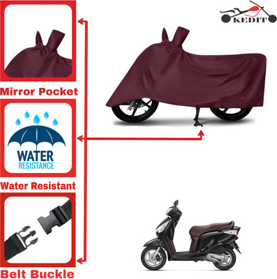KEDIT Two Wheeler Cover for Honda(Aviator, Maroon)
