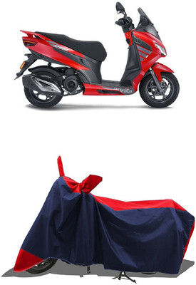 SUGASHRI Waterproof Two Wheeler Cover for Aprilia(SXR 160 BS6, Red, Blue)