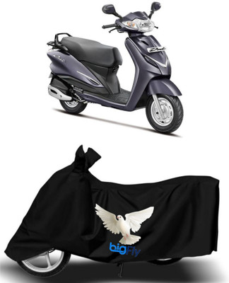 BigFly Two Wheeler Cover for Hero(Duet 125 CC BS6, Black)