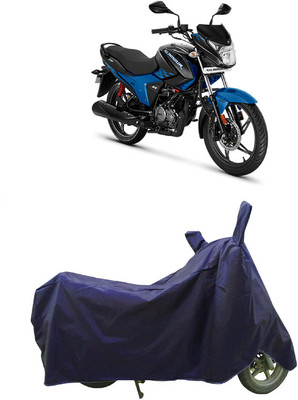 Coxtor Waterproof Two Wheeler Cover for Hero(Glamour BS6, Blue)
