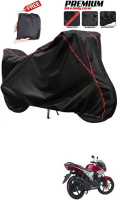 DeepShakshi AUTOMOTIVE Two Wheeler Cover for Yamaha(SZ X, Black)