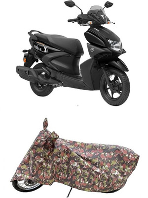 Coxtor Waterproof Two Wheeler Cover for Yamaha(Ray-ZR 125FI BS6, Multicolor)