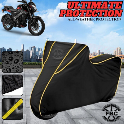 AUTOCAD Waterproof Two Wheeler Cover for Bajaj(Pulsar 200, Black)