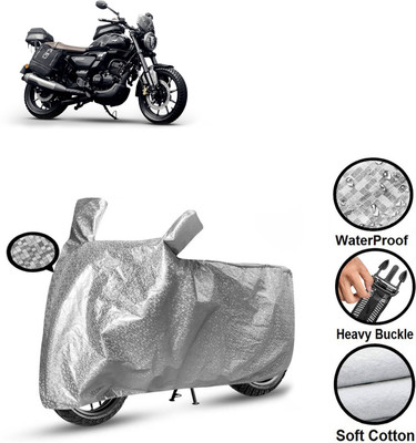 GOSHIV-car and bike accessories Waterproof Two Wheeler Cover for TVS(Silver)