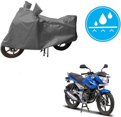 MMSSTAR Waterproof Two Wheeler Cover for Bajaj(XCD 125cc, Grey)