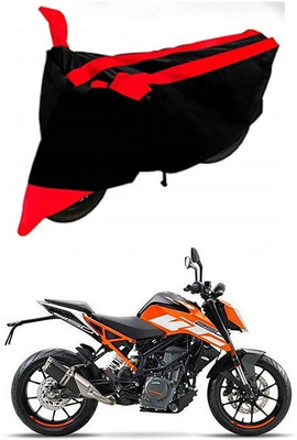 DeepShakshi AUTOMOTIVE Waterproof Two Wheeler Cover for KTM(390 Adventure, Red, Black)