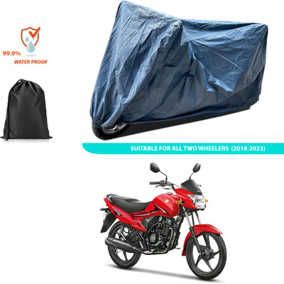 PAGORA Waterproof Two Wheeler Cover for Suzuki(Hayate, Blue)