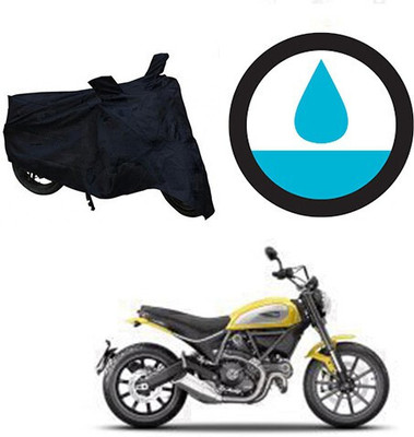 DeepShakshi AUTOMOTIVE Waterproof Two Wheeler Cover for Ducati(Scrambler, Black)