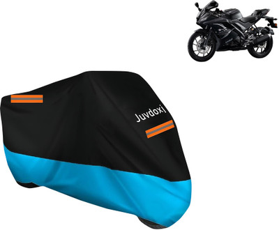 Juvdoxj Waterproof Two Wheeler Cover for Yamaha(YZF-R15 V3 New BS6, Blue)