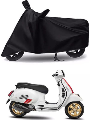 KEDIT Two Wheeler Cover for Vespa(Vespa SXL 125, Black)