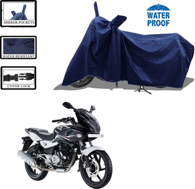 Mdstar Waterproof Two Wheeler Cover for Bajaj(Pulsar 220F, Blue)