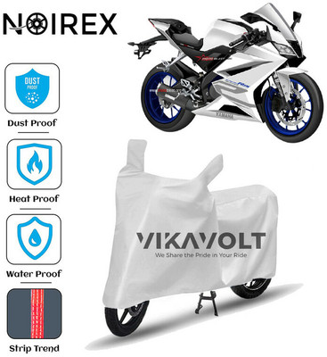 NOIREX Waterproof Two Wheeler Cover for Yamaha(YZF R15 V3.0, Silver)