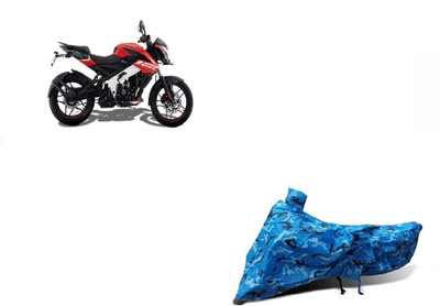 Anlopeproducts Waterproof Two Wheeler Cover for Bajaj(Pulsar RS200 BS6, Blue)