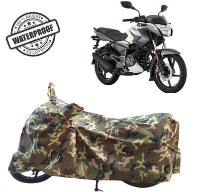 ROYAL AUTO MART Waterproof Two Wheeler Cover for Bajaj(Pulsar NS125, Green, Multicolor)